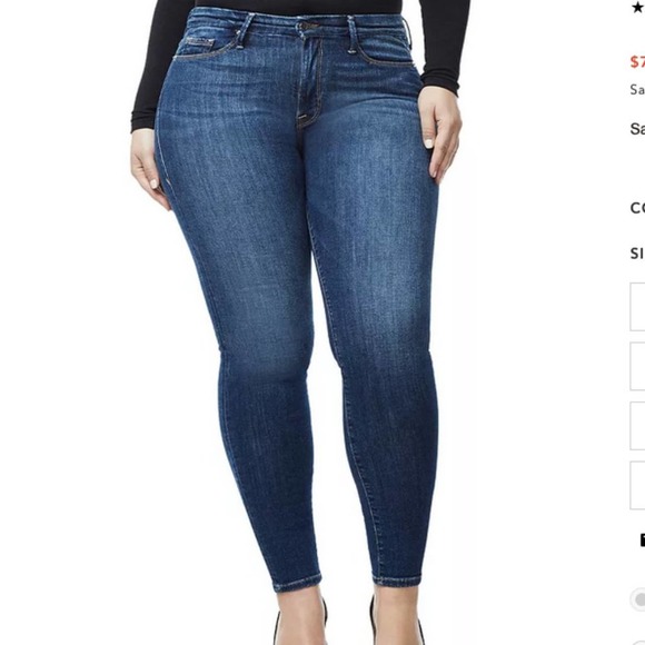 Good American Denim - Good American Good Legs High Rise Skinny Jeans Size 10/30